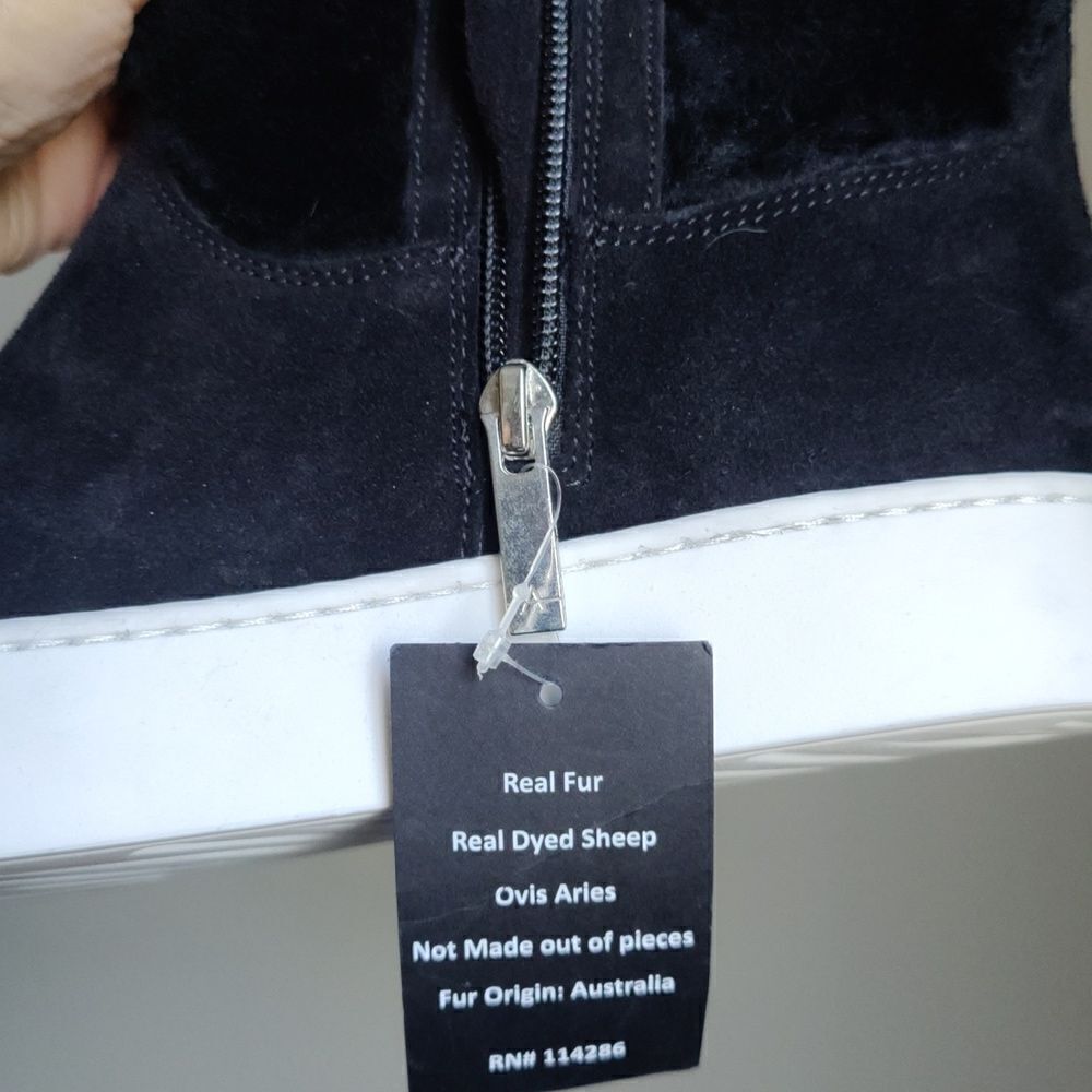NWT Aquatalia Nelle sheep fur booties - Picture 6 of 8